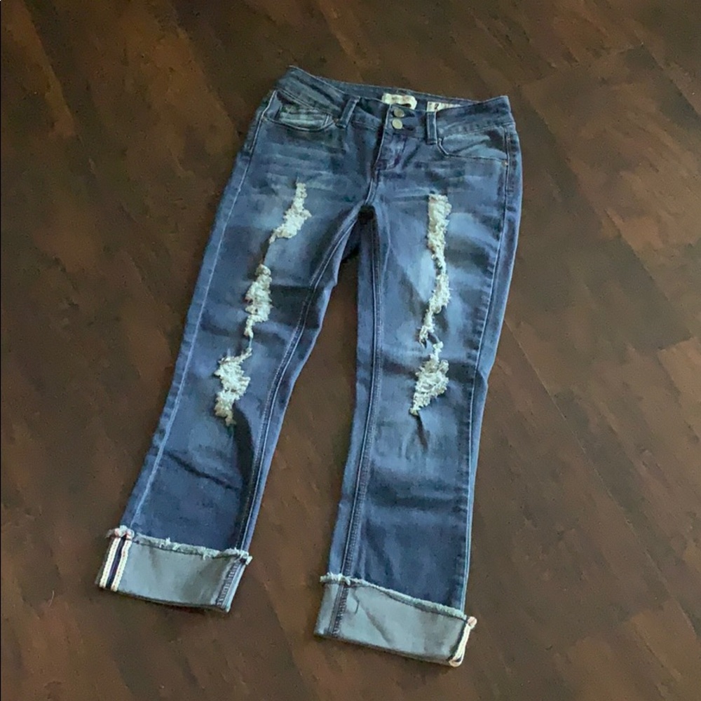 Indigo Rein Distressed Jeans